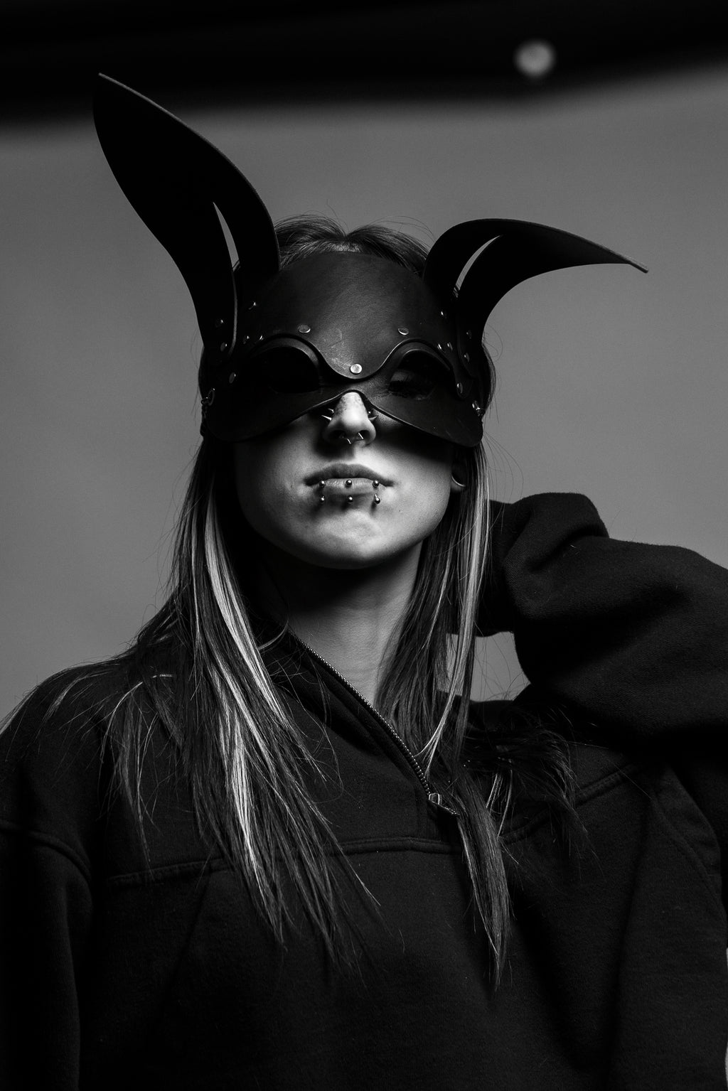 Leather Rabbit Mask