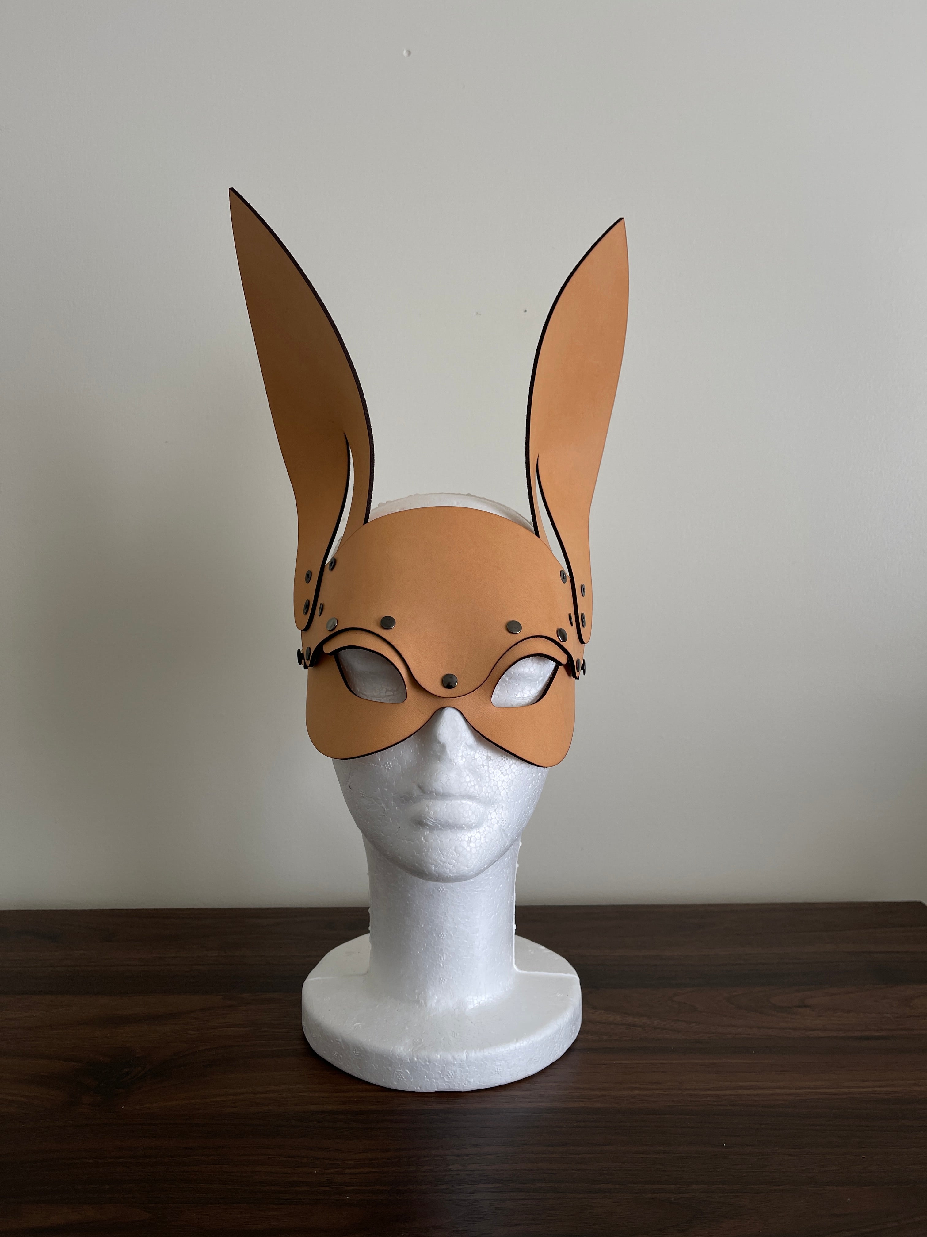 Leather Rabbit Mask