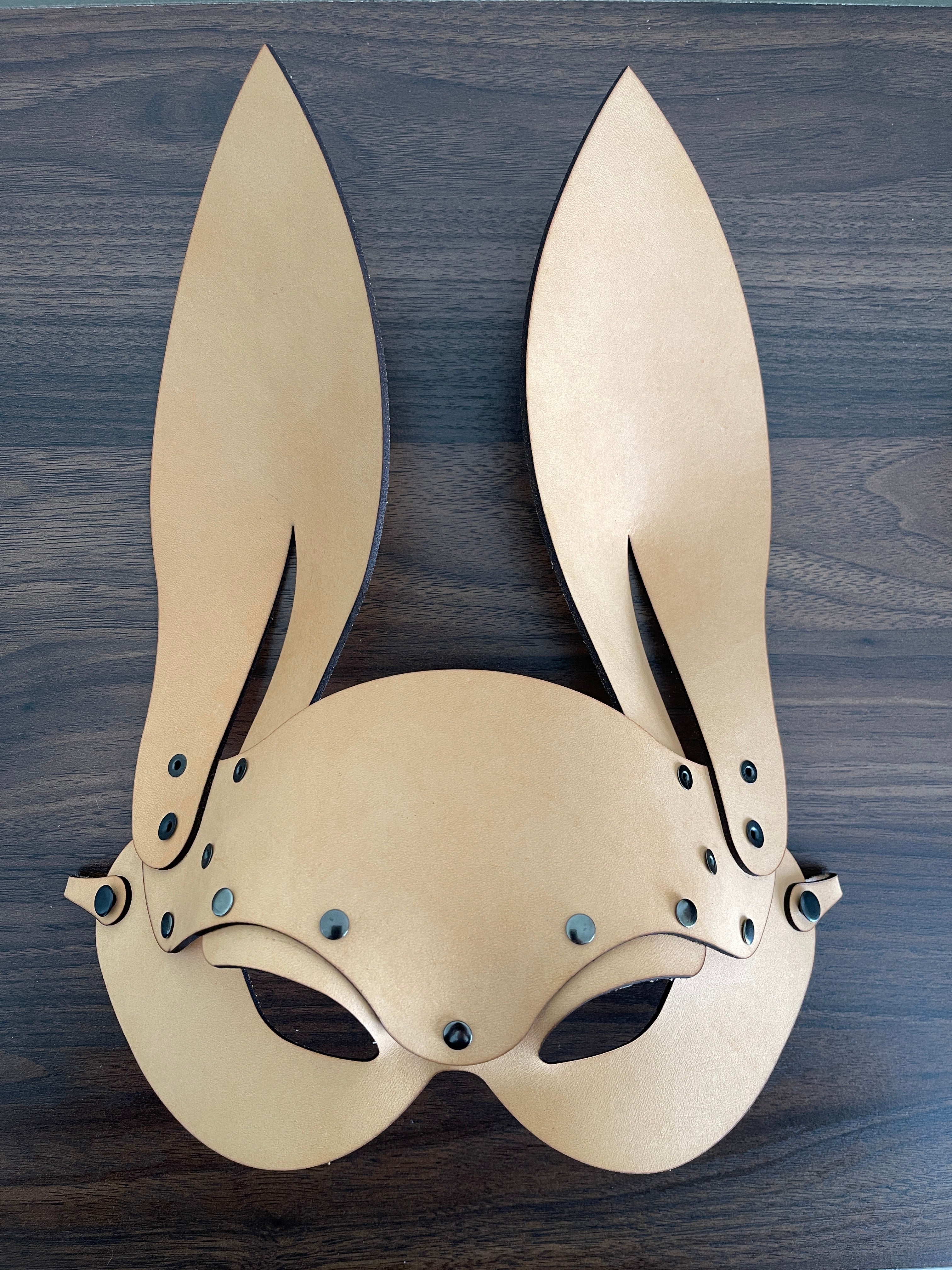 Leather Rabbit Mask