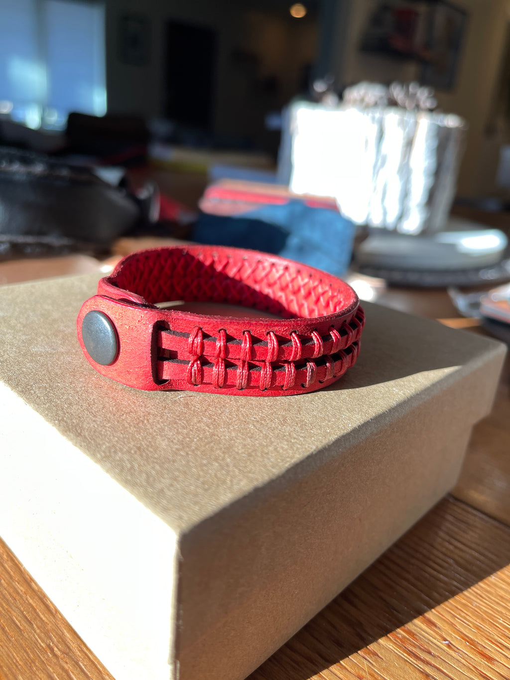 Bloodlines Series - Stitched Cuff Bracelet